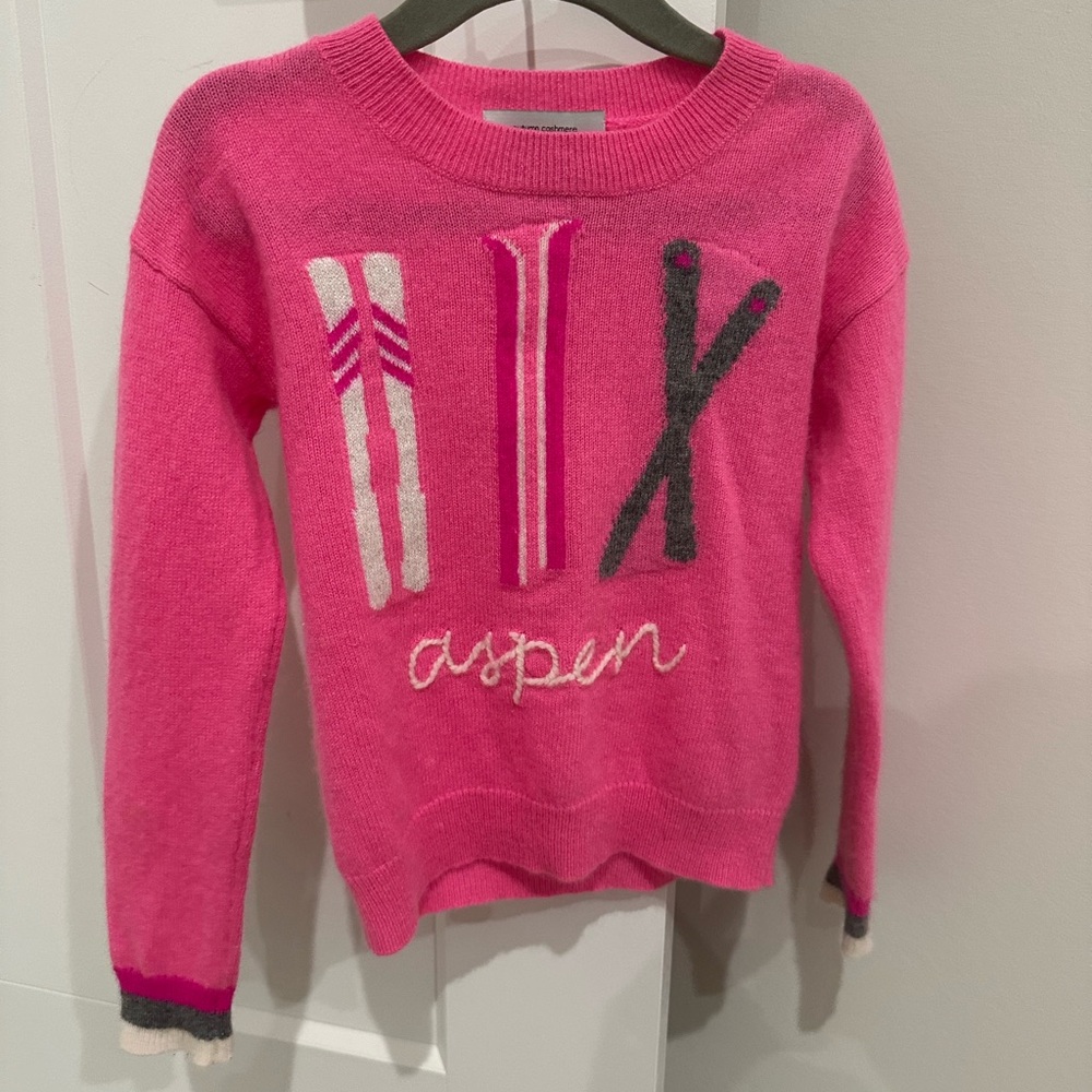 Aspen Pink Graphic Sweater